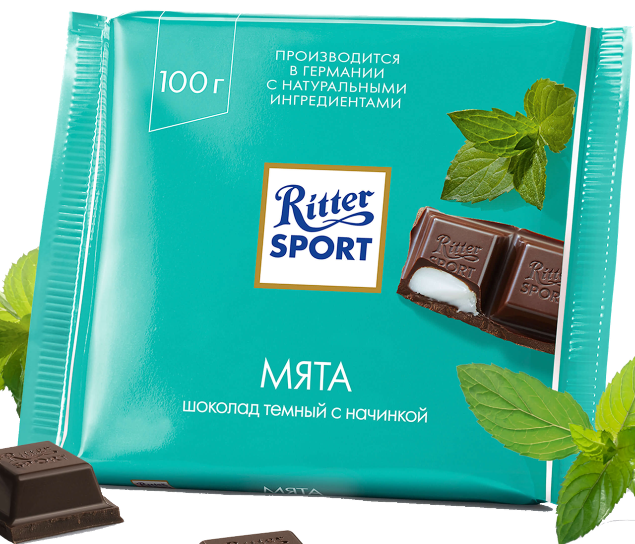 Шоколад Ритер спорт мята. Шоколад "Ritter Sport. Мятная начинка" 100 г темный. Ritter Sport темный шоколад. Риттер спорт темный с мятой.