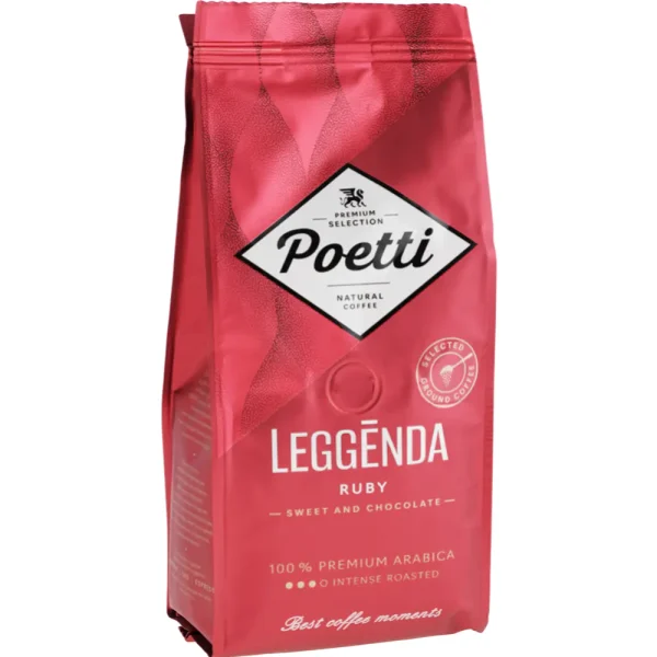 Кофе Poetti Leggenda Ruby 1 кг в зёрнах