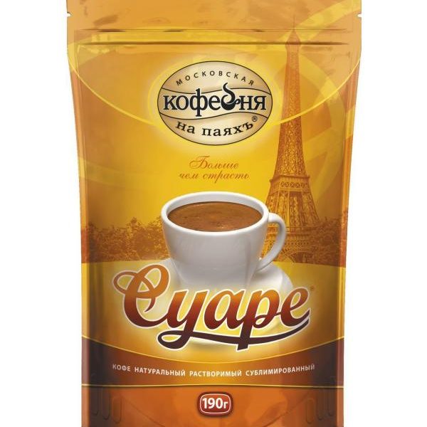 Кофе Московская Кофейня на Паяхъ Суаре 190гр. раств. м/у.