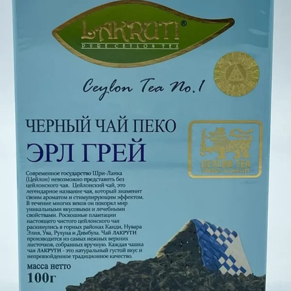 Чай Lakruti Earl Grey 100гр.чёрн.