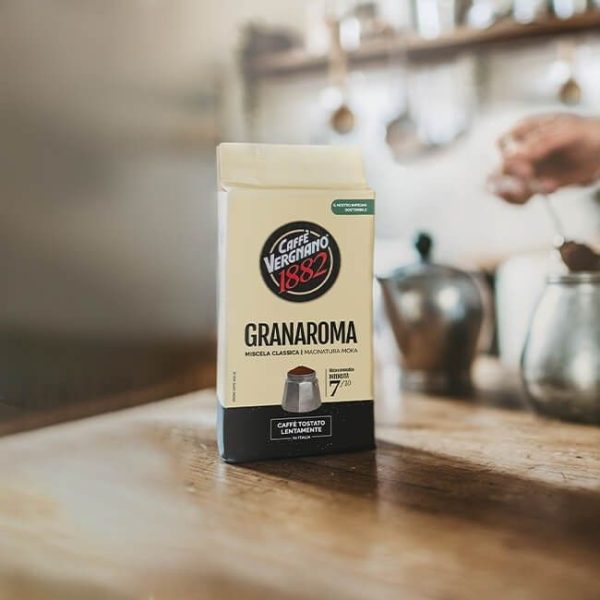Кофе Vergnano Gran Aroma 250 гр. мол. вак/уп.