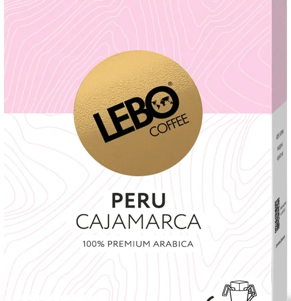 Кофе молотый Lebo Peru Cajamarca в дрип-пакетах 6 шт