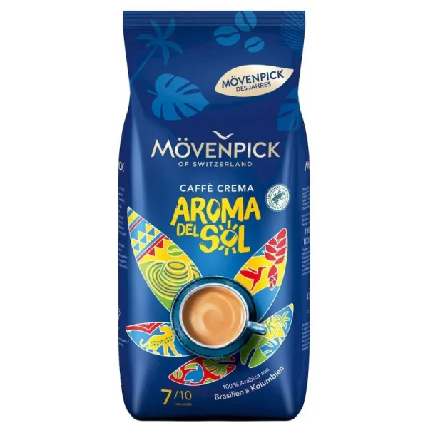 Кофе Movenpick Caffe Crema Aroma Del Sol 1кг в зёрнах