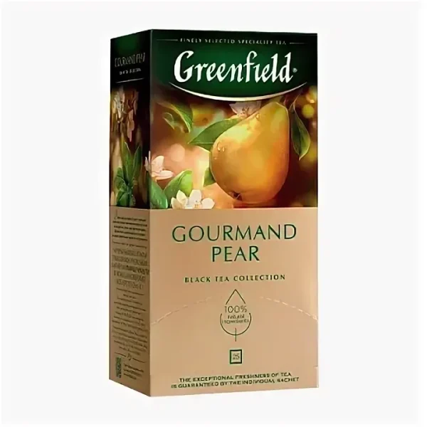 Чай Greenfield Gourmand Pear 25 пак. чёрный